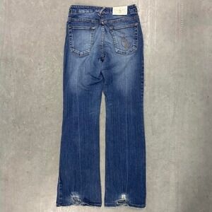 babyphat jeans size 7 lowrise flare bootcut y2k